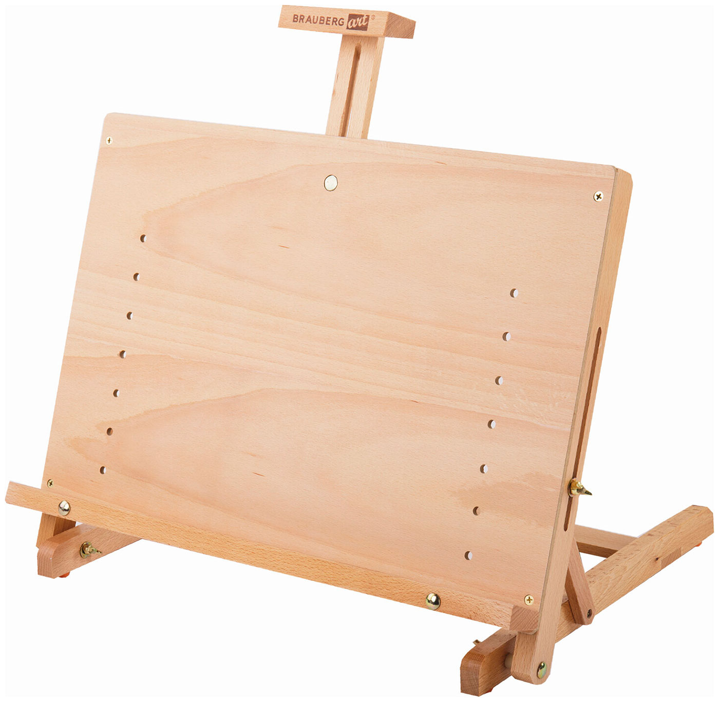 Изображение товара Настольный деревянный мольберт Brauberg ART CLASSIC регулируемый 50х37х39 см