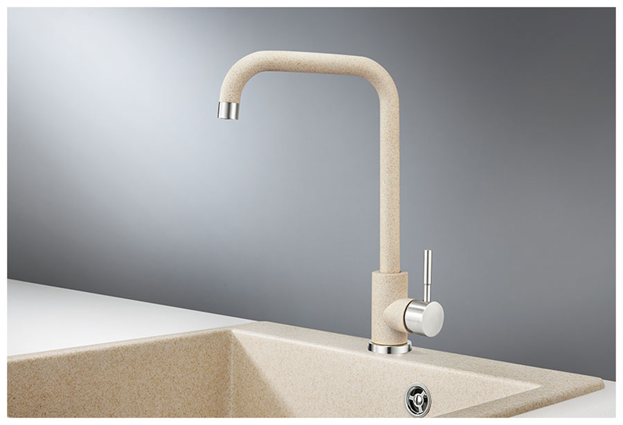 Изображение товара Смеситель для кухни Granula ST-4033, бежевый