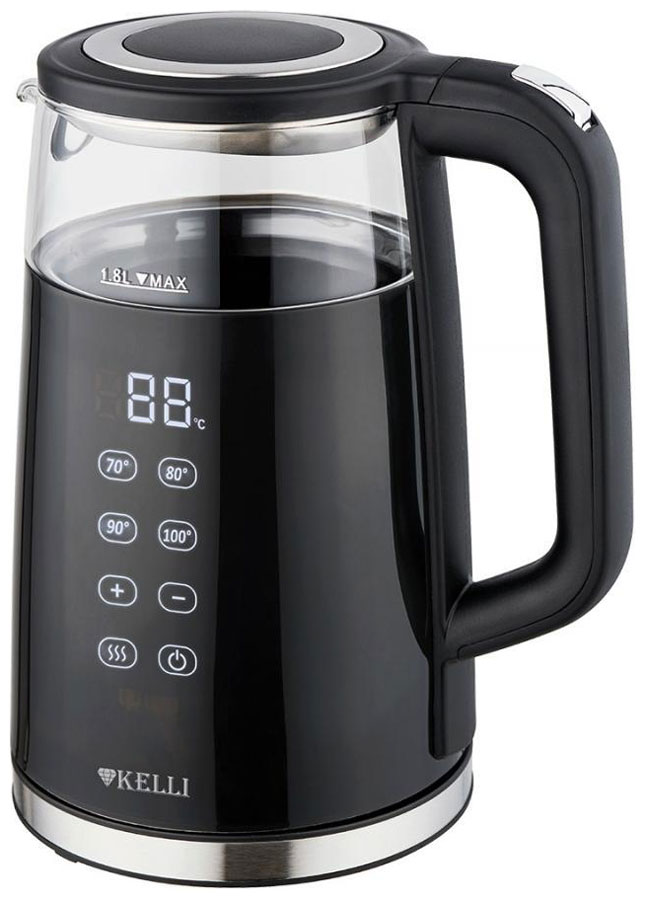 Изображение товара Электрический чайник Kelli KL-1378 1.8 л с дисплеем и температурой