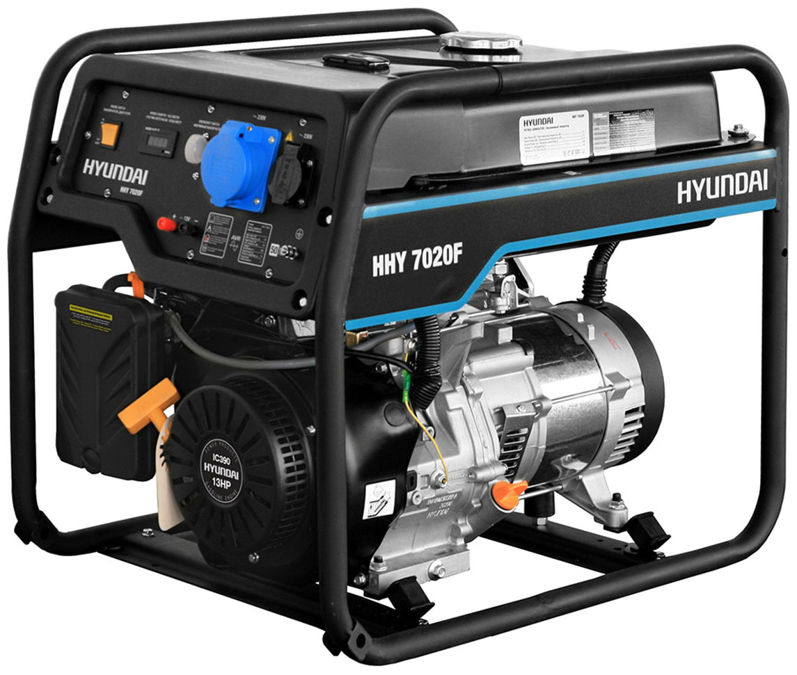 Изображение товара Электрический генератор и электростанция Hyundai HHY 7020F