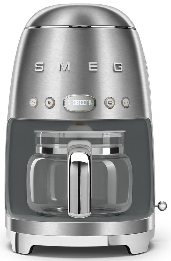 Кофеварка Smeg DCF02SSEU, нержавеющая сталь матовая кофеварка для фильтрованного кофе smeg dcf02sseu матовый 1 шт