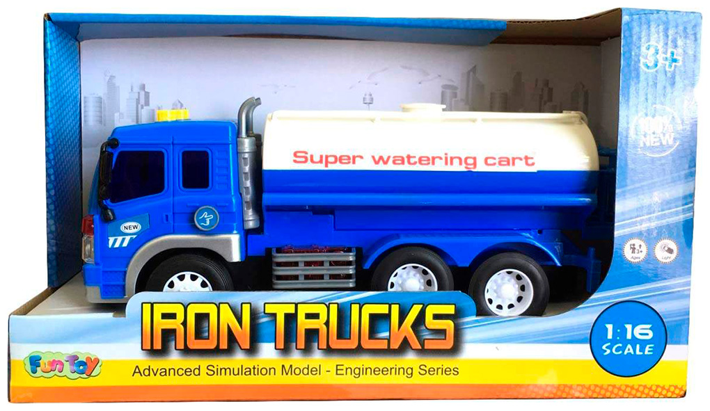 Машинка Fun Toy Грузовик инерционный, электромеханический 44404/4 грузовик fun toy инерционный электромеханический 44404