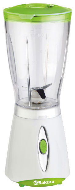 Изображение товара Блендер Sakura SA-6227GR компактный мощный пластик 0.5л интегрированный импульс