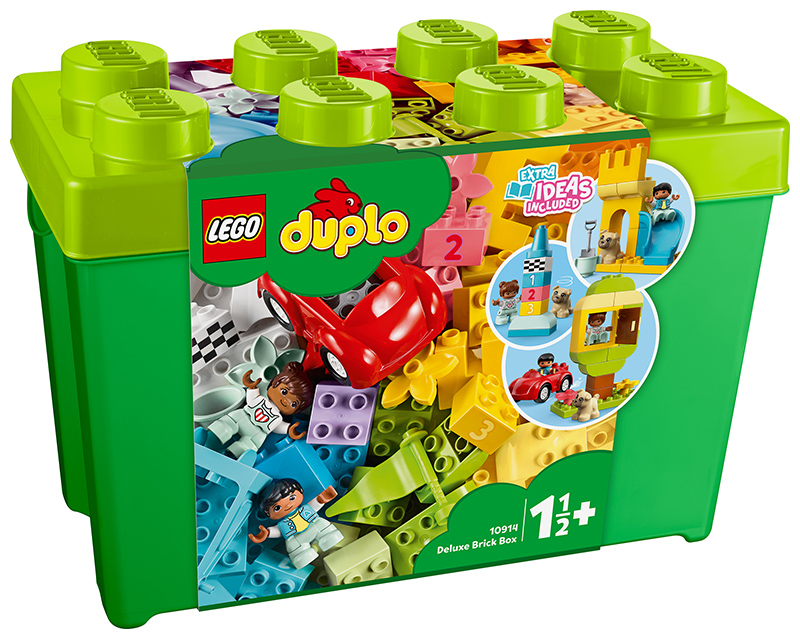 Конструктор Lego DUPLO Classic Большая коробка с кубиками 10914 прозрачные волшебные кубики в третьем заказе волшебные кубики в подарок вогнутые выпуклые креативные волшебные кубики игрушка декомпре