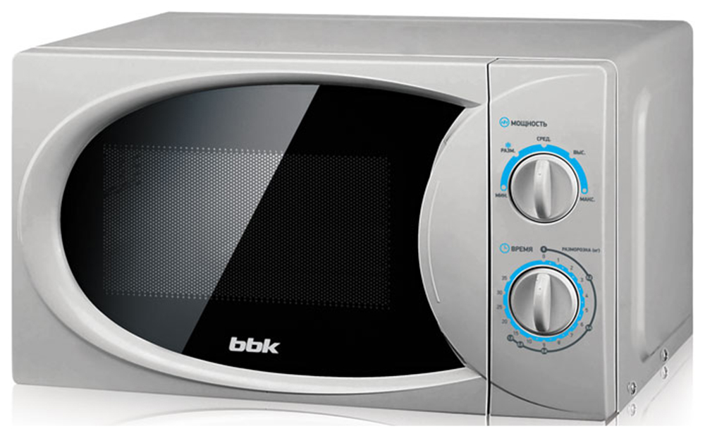 Изображение товара Микроволновая печь BBK 20MWS-714M/S серебро механическая 20 л 700 Вт