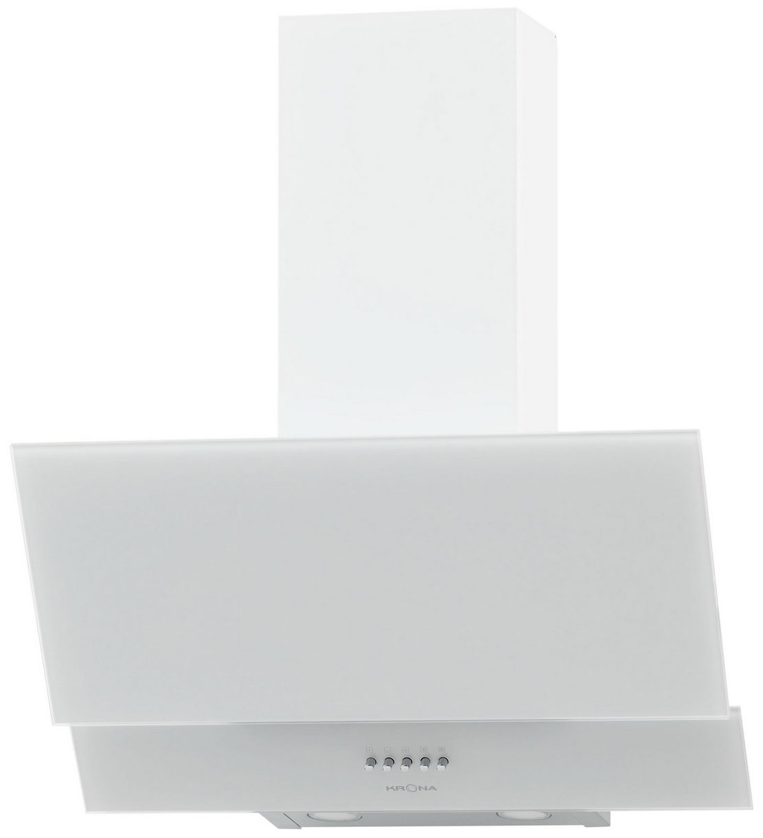 Изображение товара Крон VEREIN II 600 WHITE PB наклонная кухонная вытяжка с LED освещением