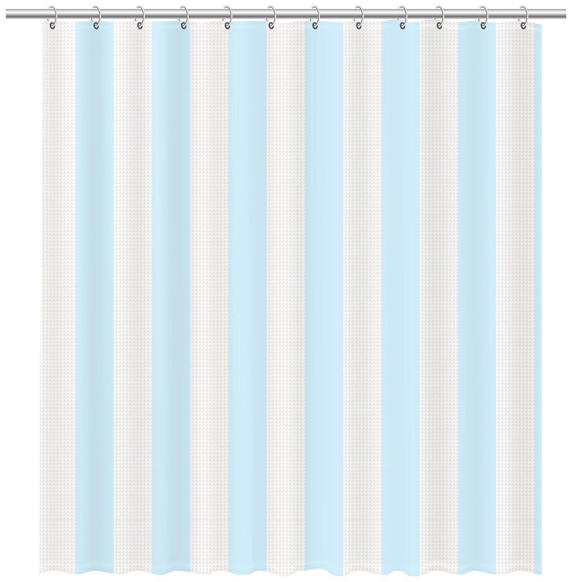 Изображение товара Шторка для ванной Fixsen Vafel голубая (FX-5020C)