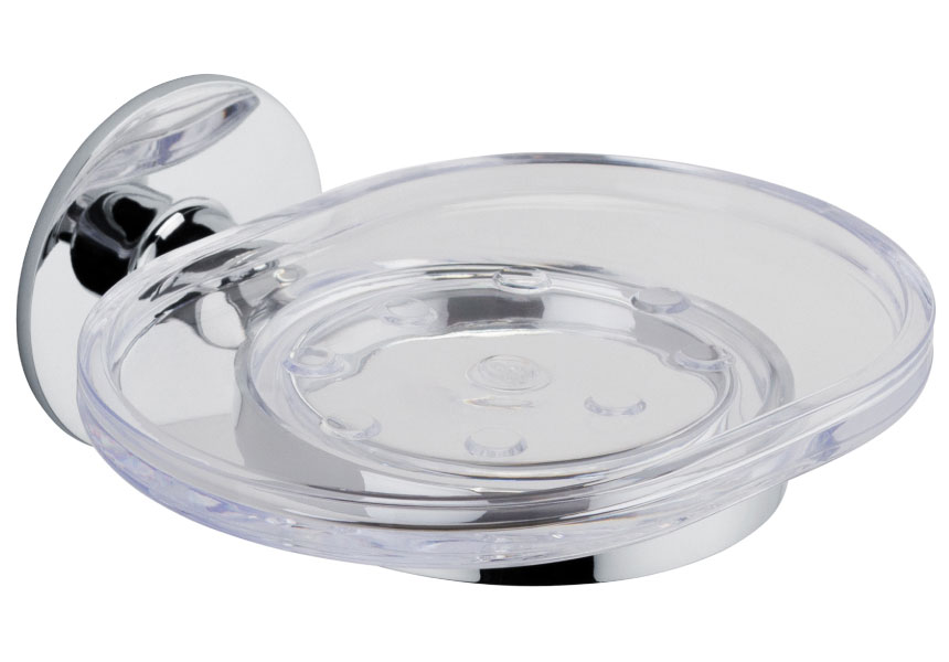 Изображение товара Мыльница Fixsen Round FX-92108 хром настенная без повреждений