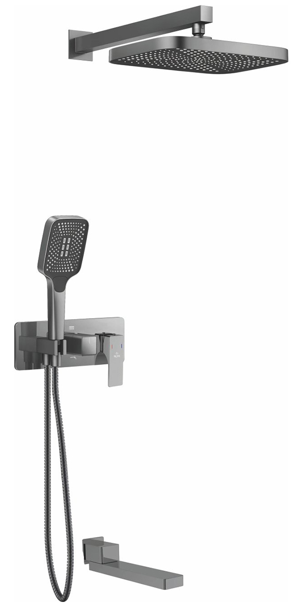 Изображение товара Душевая система Rose R10T, пепельный, скрытый монтаж