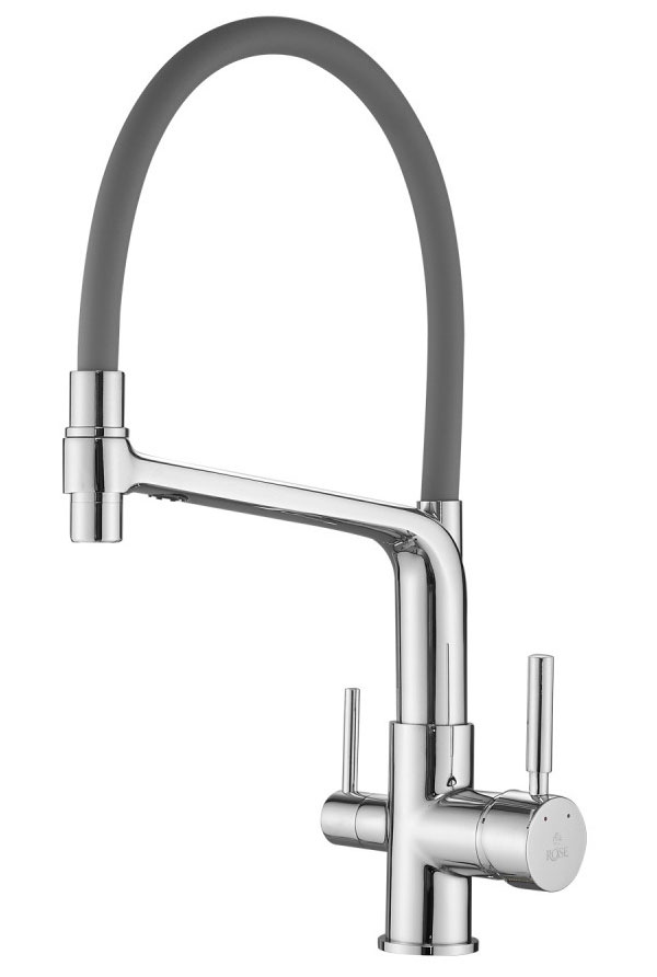 Изображение товара Кухонный смеситель Rose R658 хром однорычажный с фильтром
