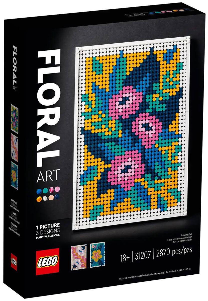 Изображение товара Конструктор Lego Floral Art 31207 с цветочными мотивами 2870 деталей