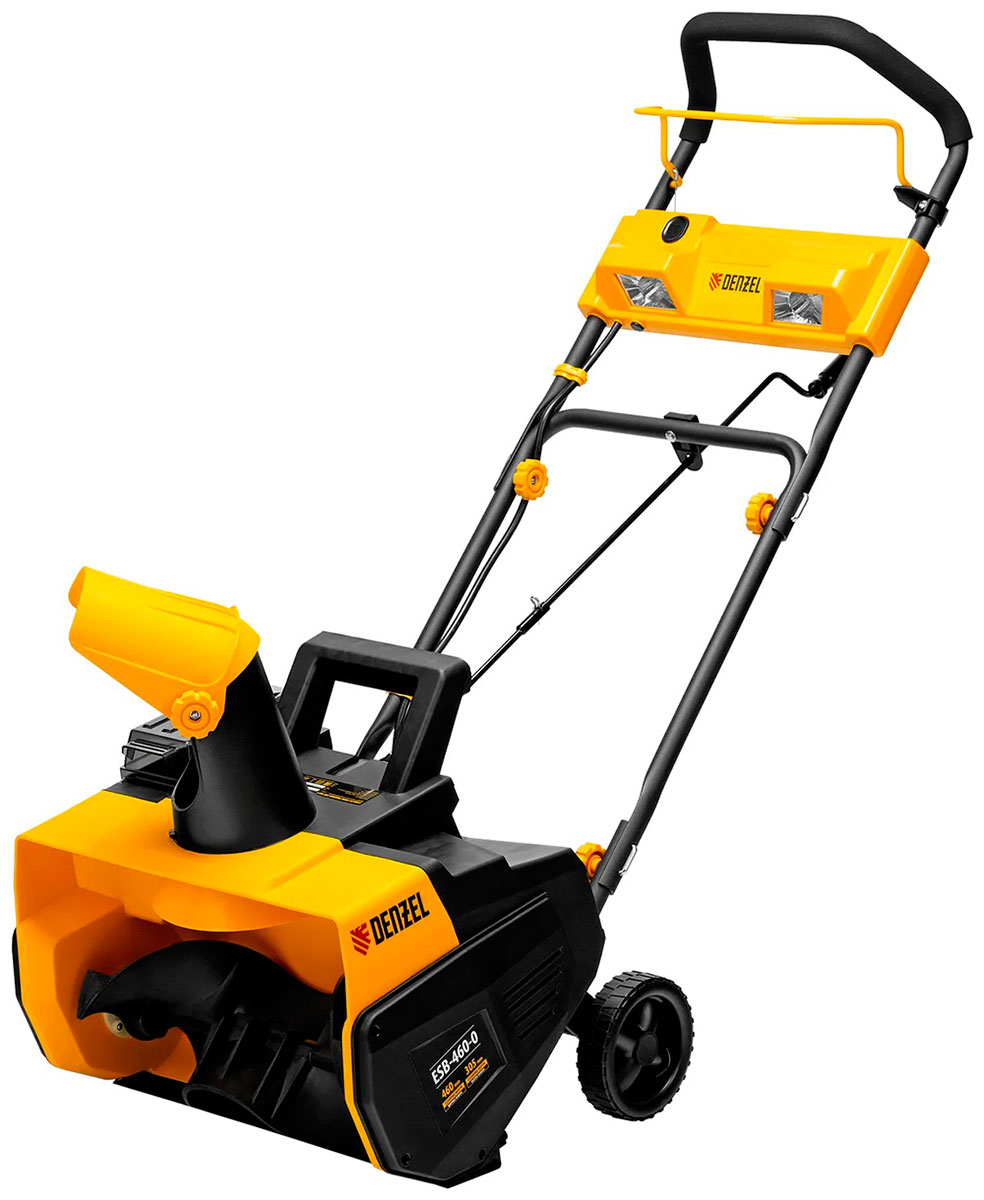 Изображение товара Снегоуборочная машина аккумуляторная Denzel ESB-460-0, Li-Ion 36В, 97636