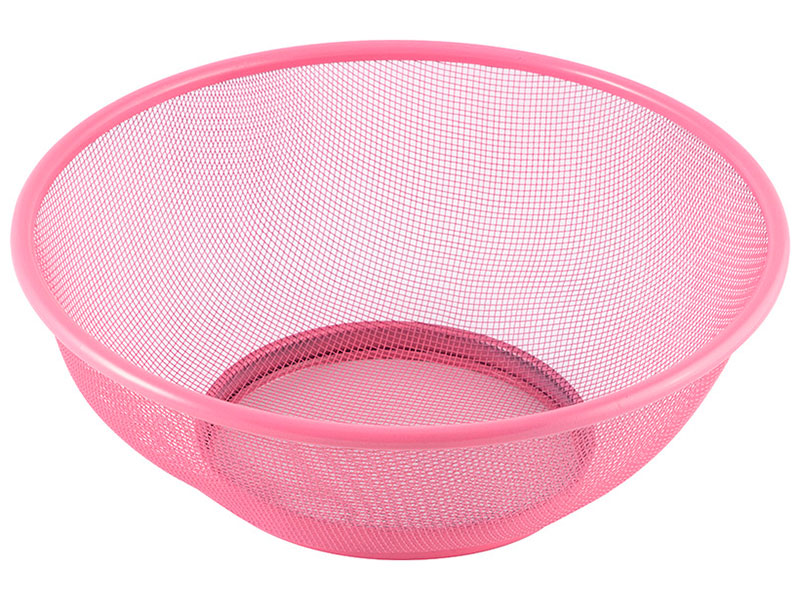 Изображение товара Дуршлаг Mallony Vermicelli 24.5 см розовый из металла