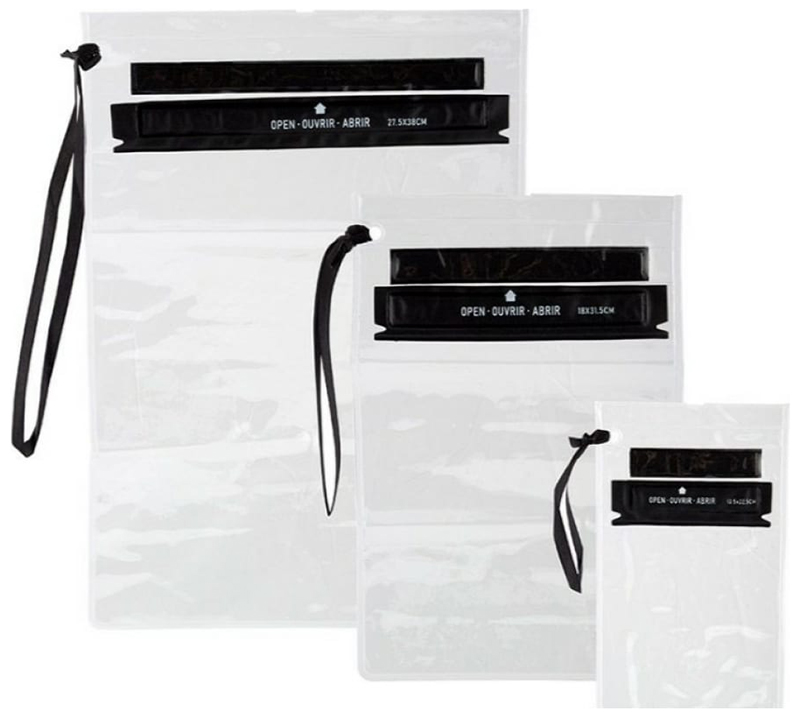 Изображение товара Набор водозащитных чехлов Ecos W-75, 3 размера для документов и техники