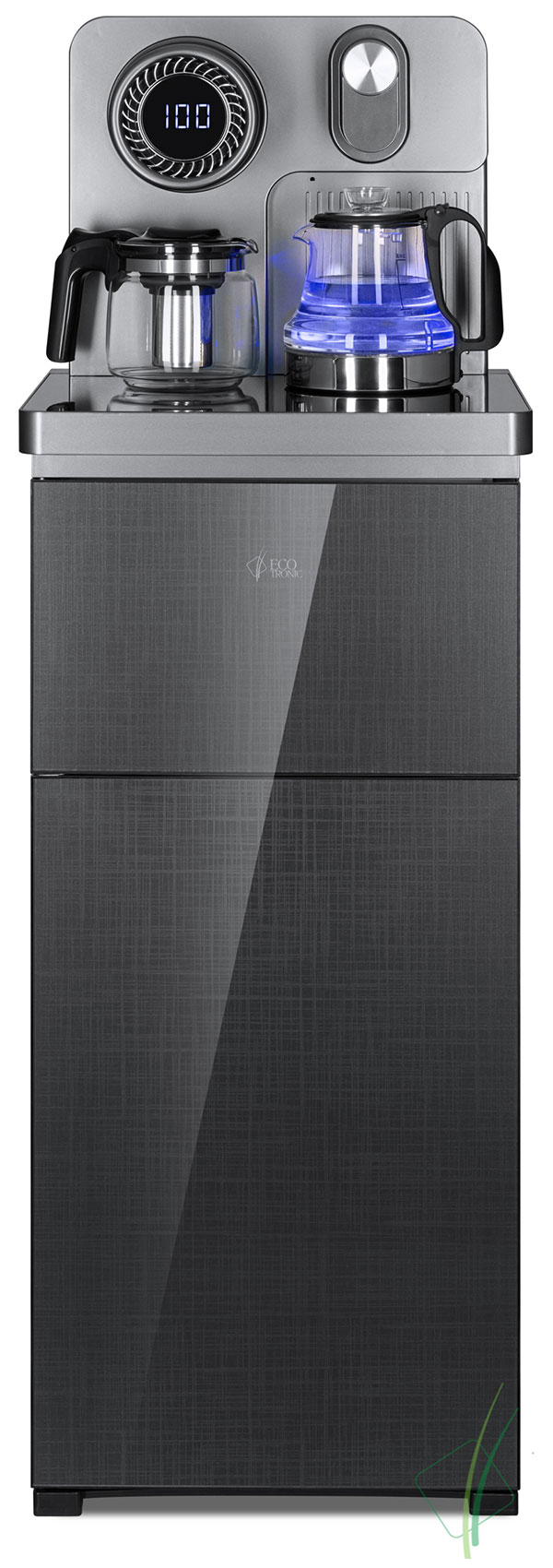 Изображение товара Напольный кулер Ecotronic TB51-LNR grey с чайным столиком и дистанционным управлением