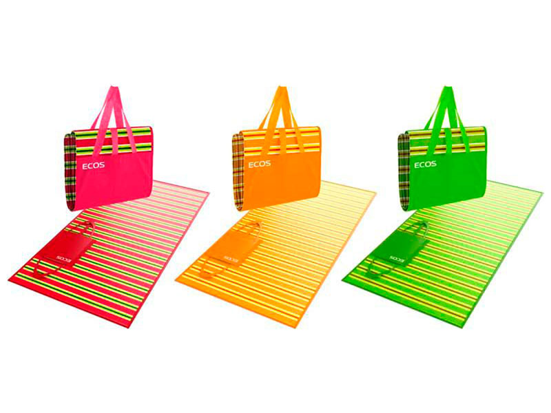 Изображение товара Коврик пляжный Ecos Fruits 90x180 см из полипропиленовой соломы