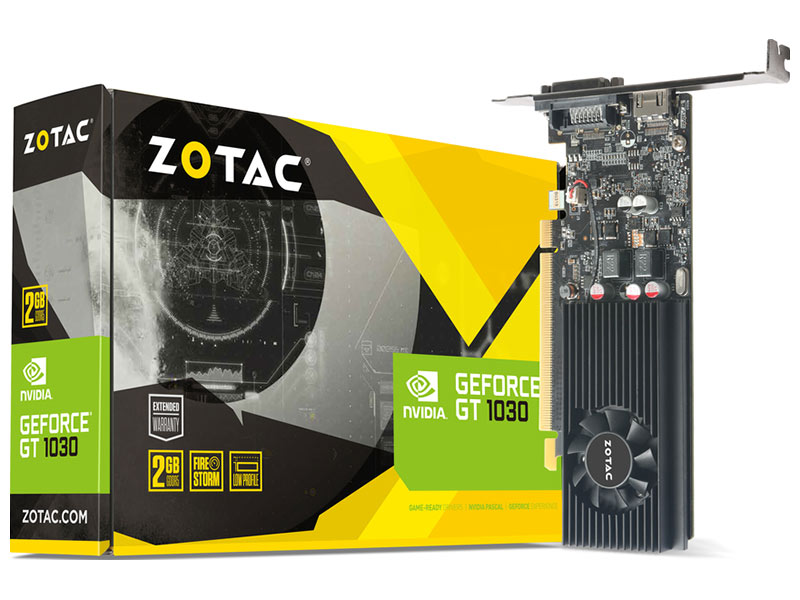 Изображение товара Видеокарта Zotac GeForce GT 1030 2GB (ZT-P10300A-10L)