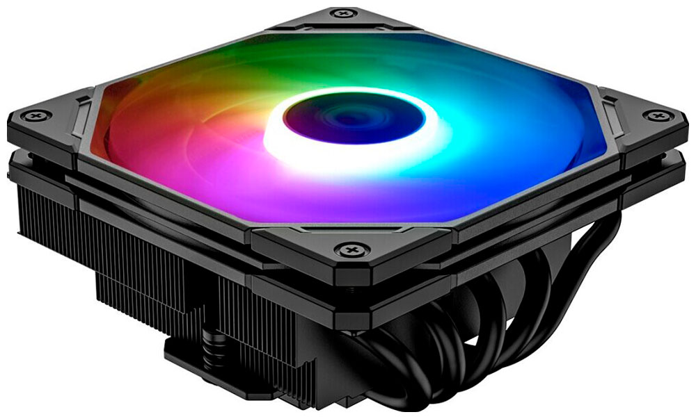 Изображение товара Кулер для процессора ID-Cooling IS-55 ARGB с тепловыми трубками и RGB подсветкой 125W