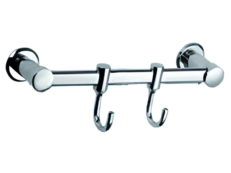 Изображение товара Планка с крючками для полотенец D-Lin хром (D201851-2)