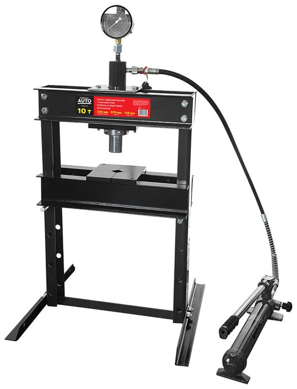 Изображение товара Гидравлический пресс Startul 10 т с манометром AUTO ST8035-10 профессиональный