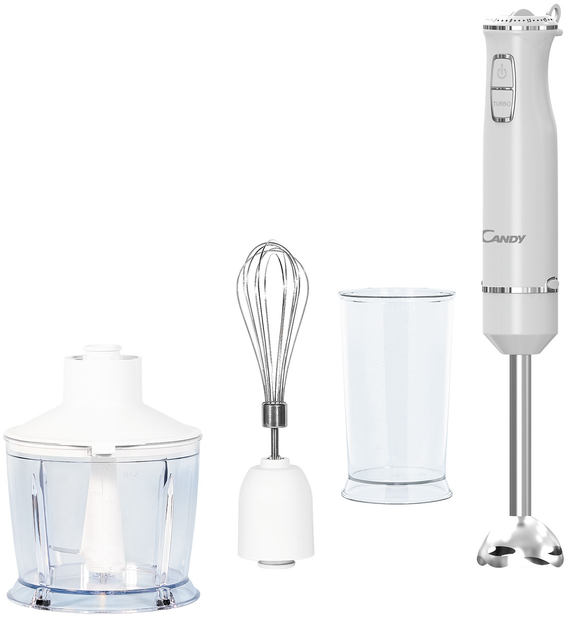 Изображение товара Погружной блендер Candy CB-202 мощность 1200 Вт пластик/металл белый