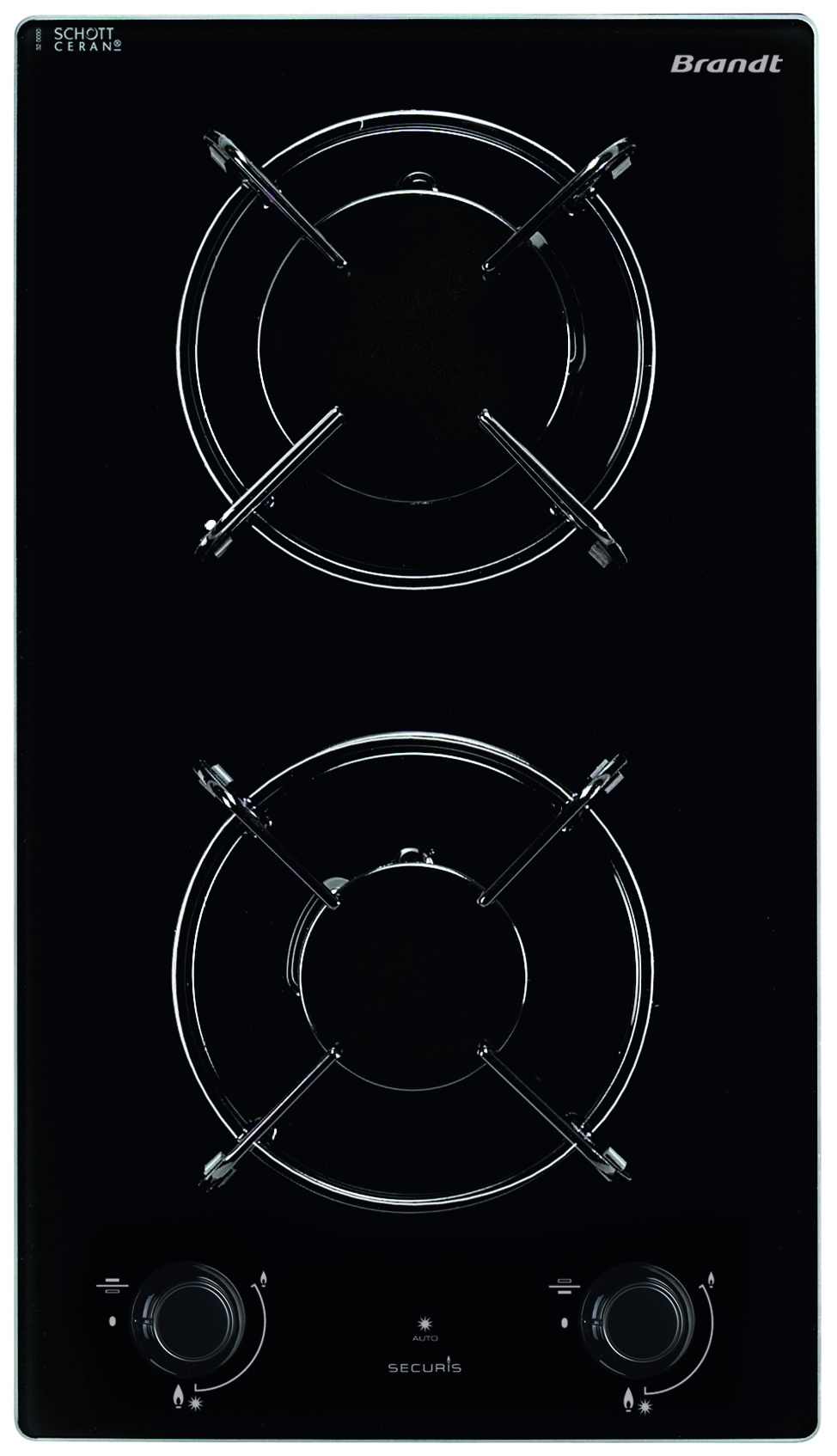 

Газовая варочная панель Brandt BPG6210B, Черный