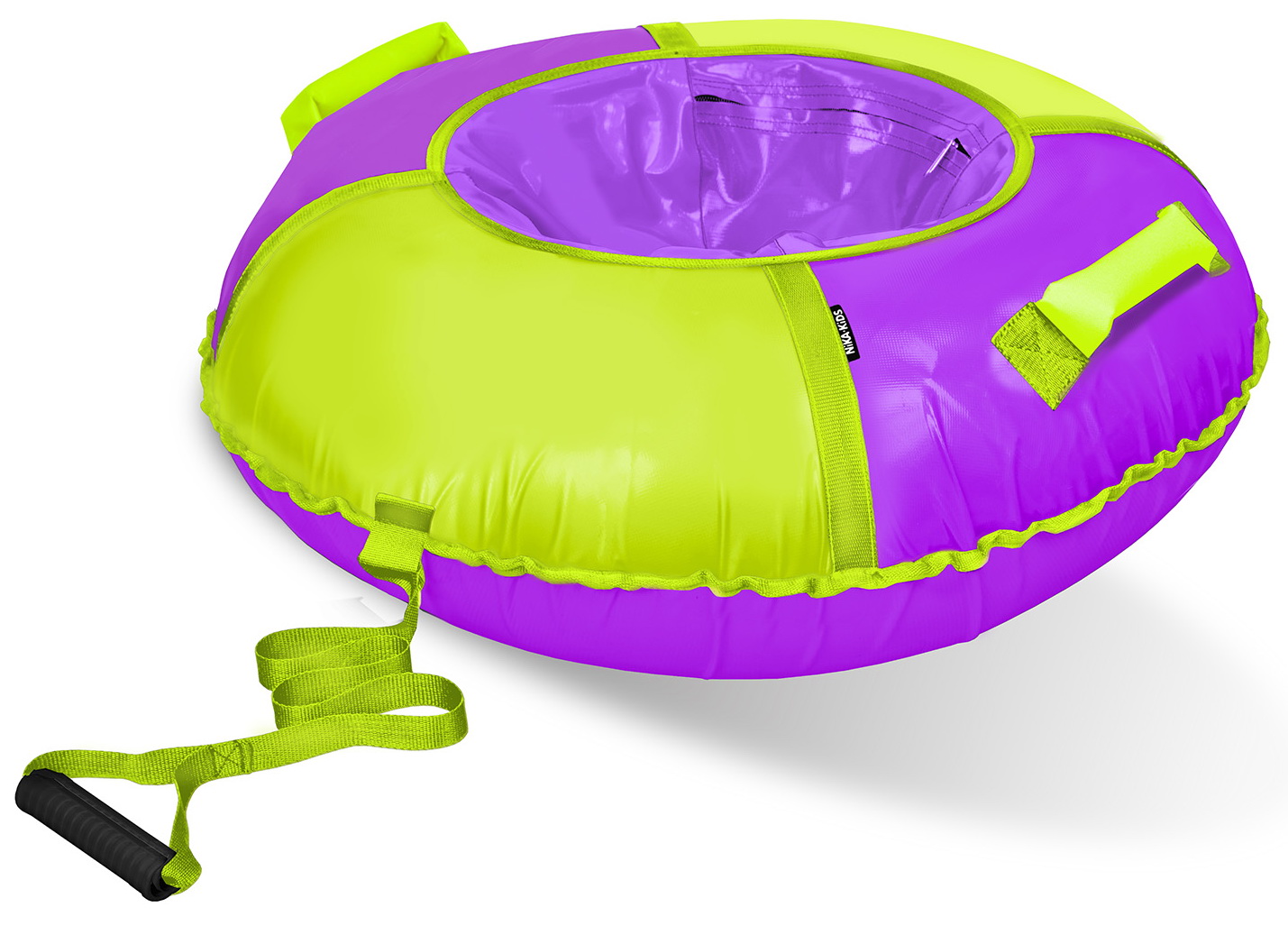 Изображение товара Тюбинг Ника Классик ТБ1К-95 фиолетовый лимонный для зимних развлечений