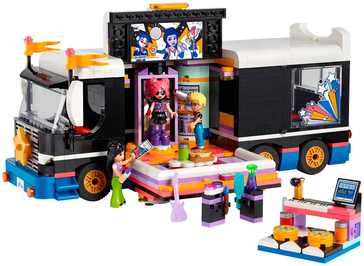 Конструктор Lego Friends Автобус Поп-звезды (42619) Конструктор Lego Friends Автобус Поп-звезды (42619)