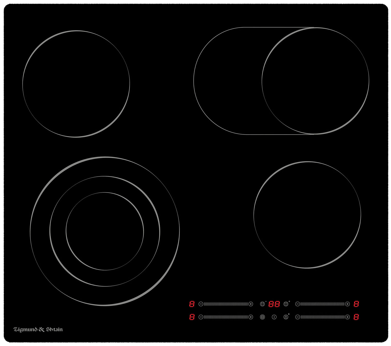 Изображение товара Электрическая варочная панель Zigmund & Shtain CN 44.6 B