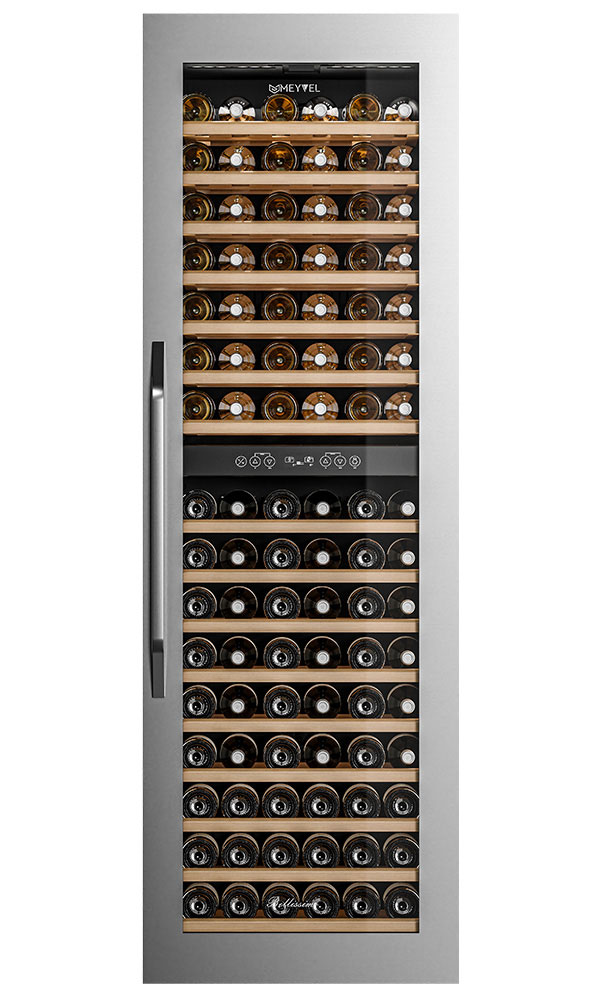 Изображение товара Встроенный винный шкаф Meyvel MV83-KSB2 с двойной температурой и фильтром