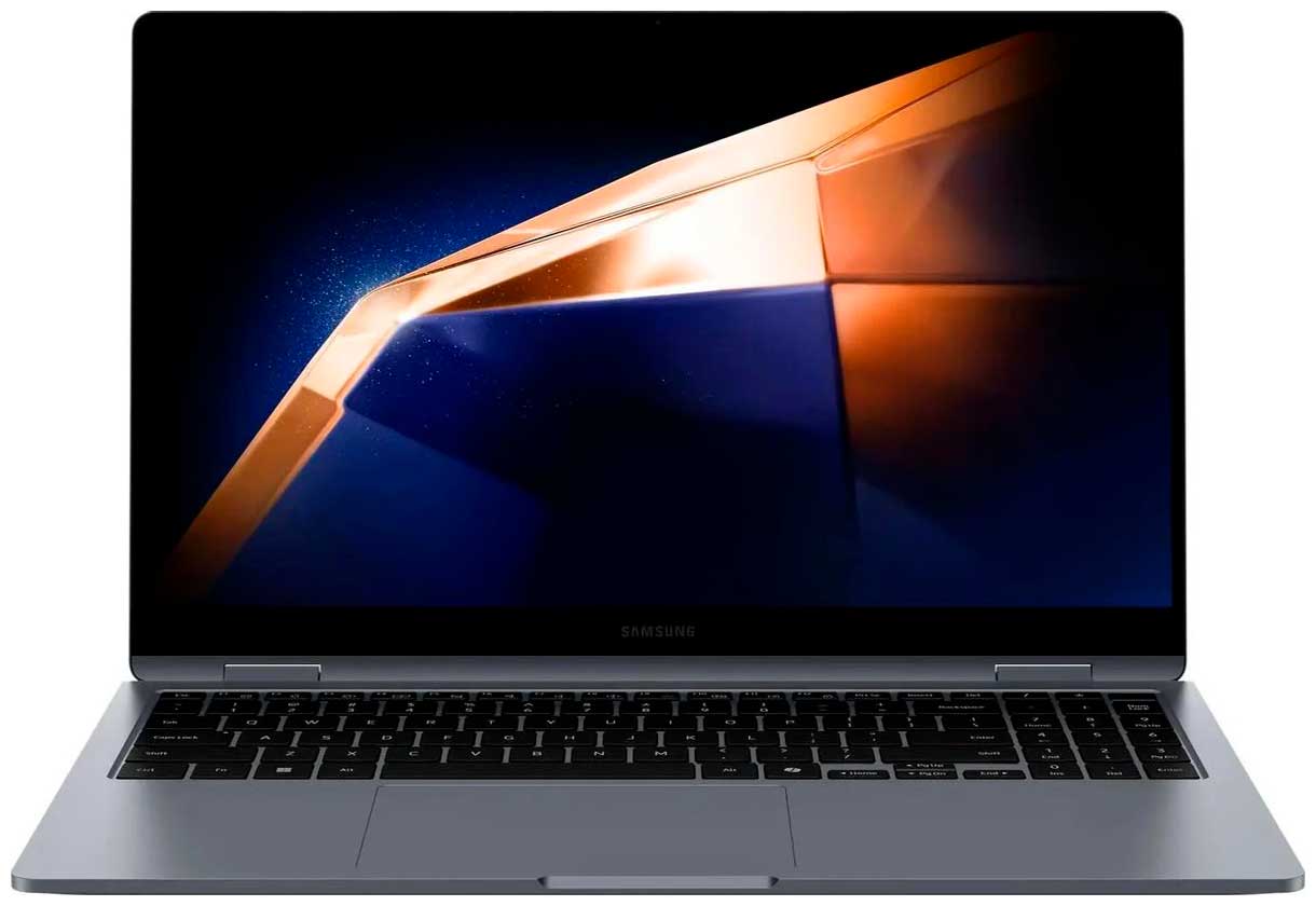 Ноутбук Samsung Galaxy Book4 360 156 FHD OLED/Touch (NP750QGK-LG3IN) Gray (English keyboard only)