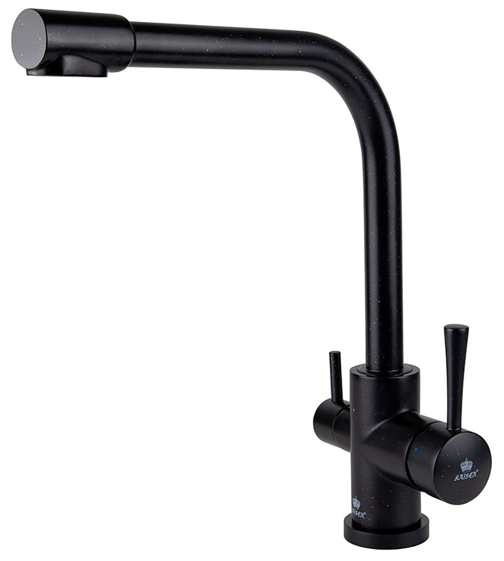 Изображение товара Кухонный смеситель Kaiser Merkur, черный мрамор (26044-2)