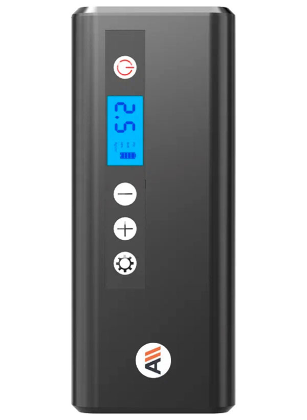 

Электронасос для шин, мячей Avalonica 150 PSI, дисплей, 4000 мАч, c функциями фонарика и Power bank (AVA-AIR-002) черный