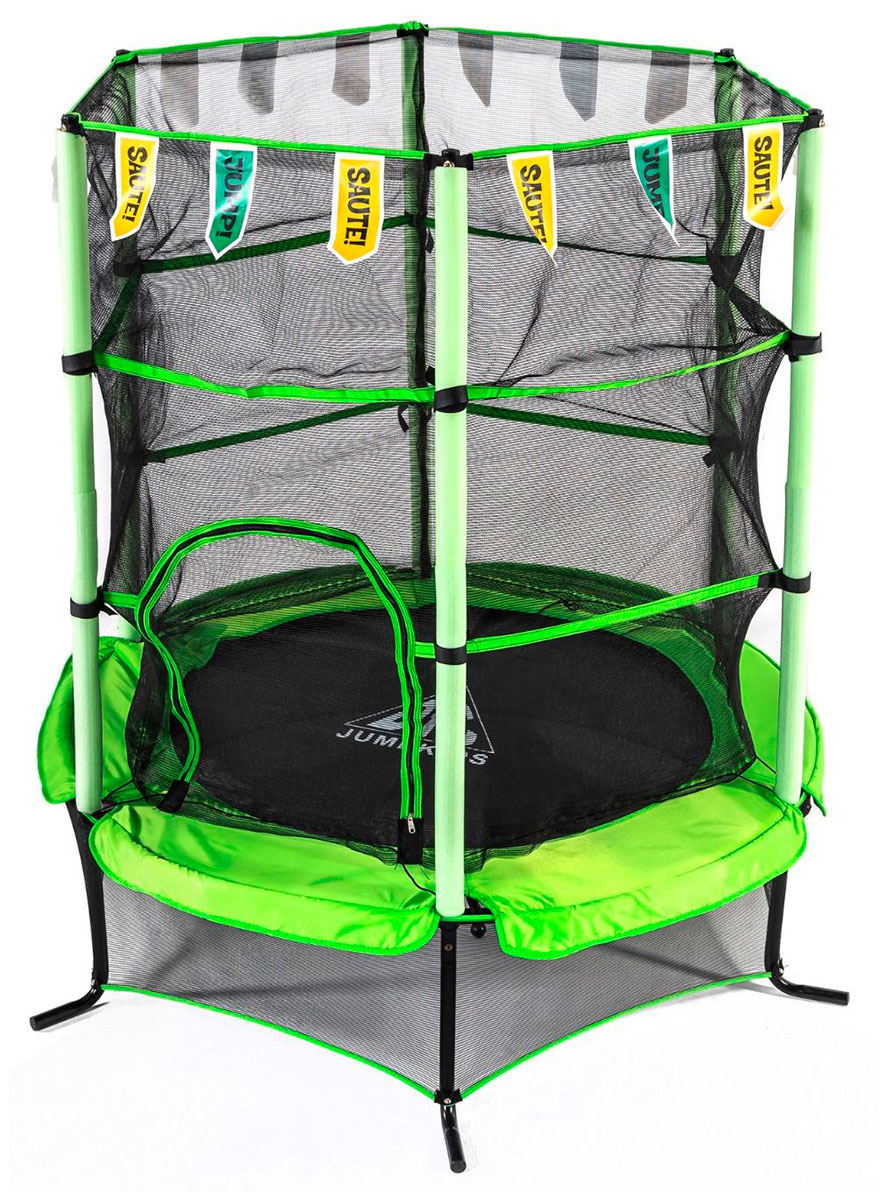 Изображение товара Детский батут DFC JUMP KIDS 55 зеленый для домашнего и уличного использования