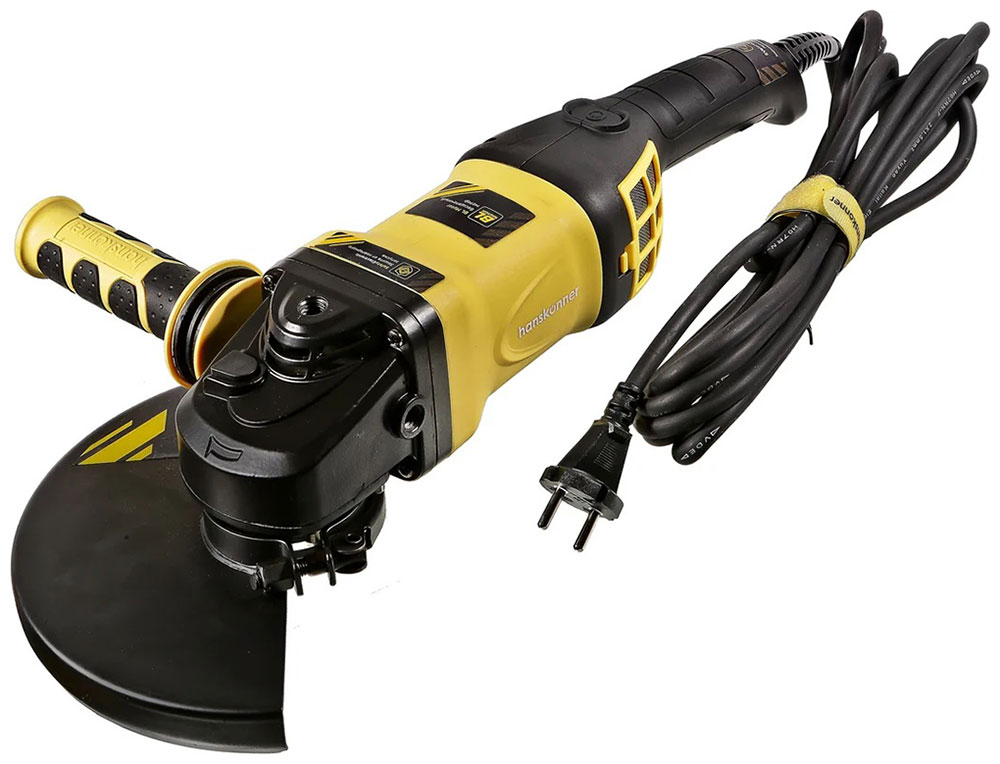 Изображение товара Угловая шлифовальная машина (болгарка) Hanskonner HAG28230B, 230 мм, 2850 Вт, 6000 об/мин, бесщеточная