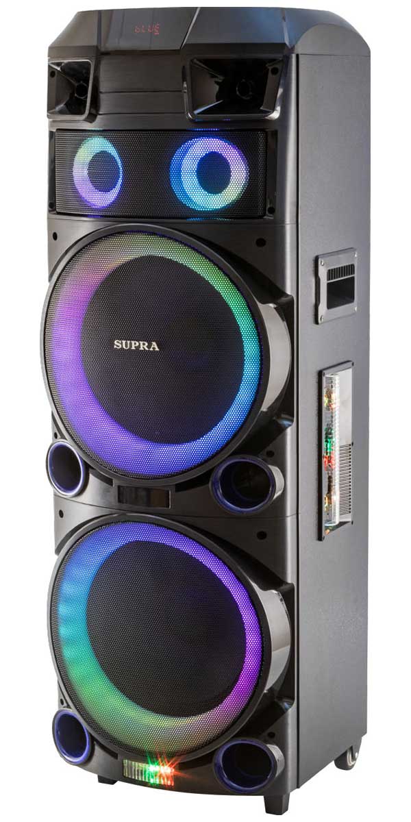 Изображение товара Аудиосистема Supra SMB-1000 мощная со стереодинамиками 150 Вт Bluetooth и караоке