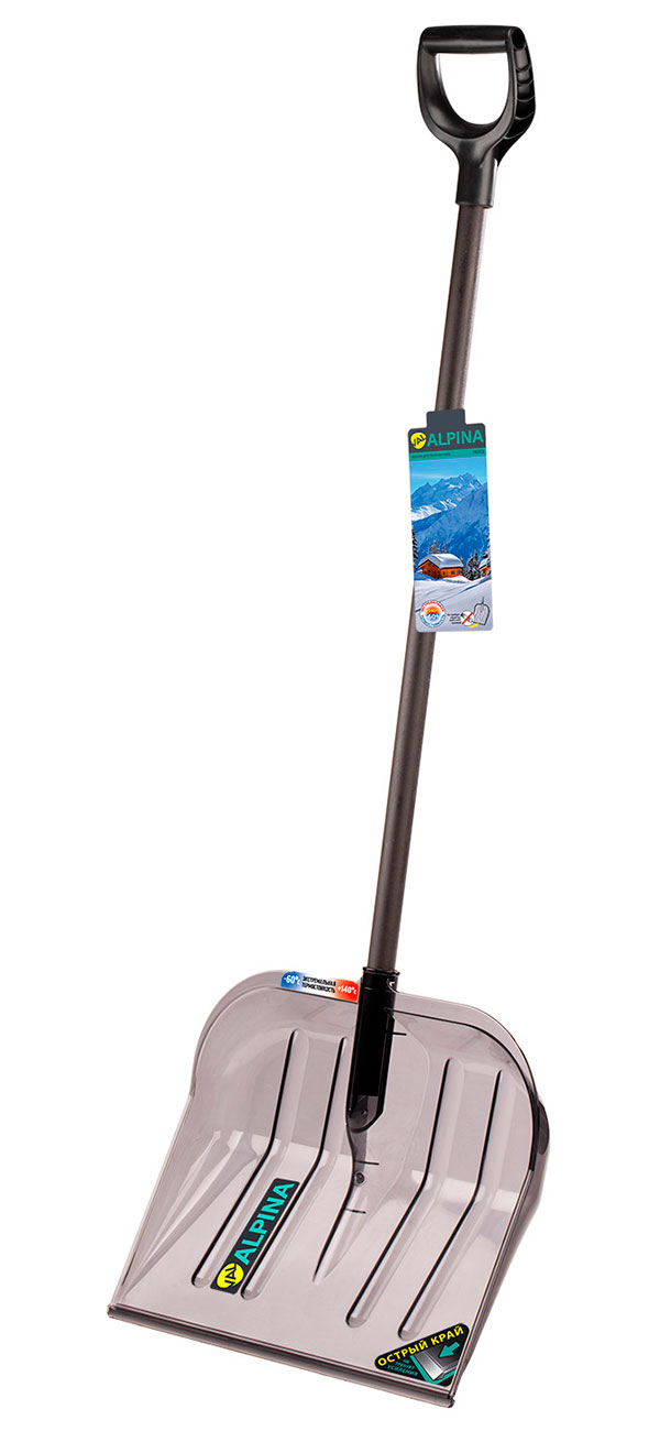 Изображение товара Лопата для уборки снега Amigo val Alpina большая 78203