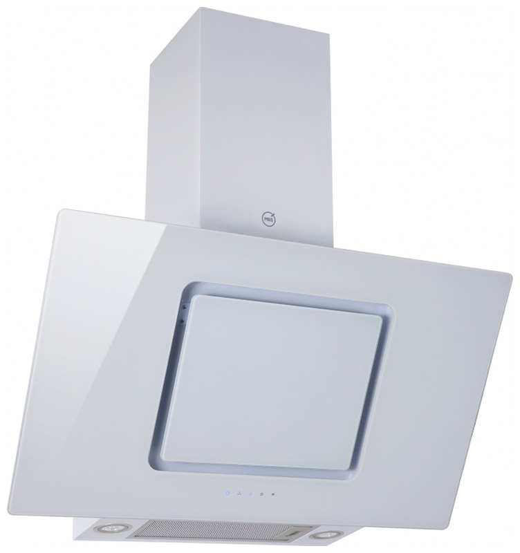 Изображение товара Вытяжка MBS CAMELLIA 190 GLASS WHITE с сенсорным управлением и стеклянным фасадом