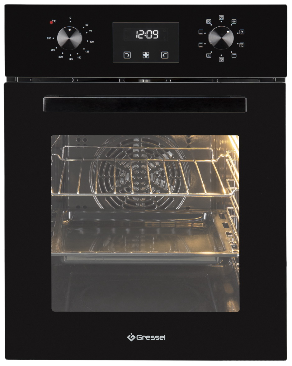 

Электрический духовой шкаф Gressel U4ES59000, Черный