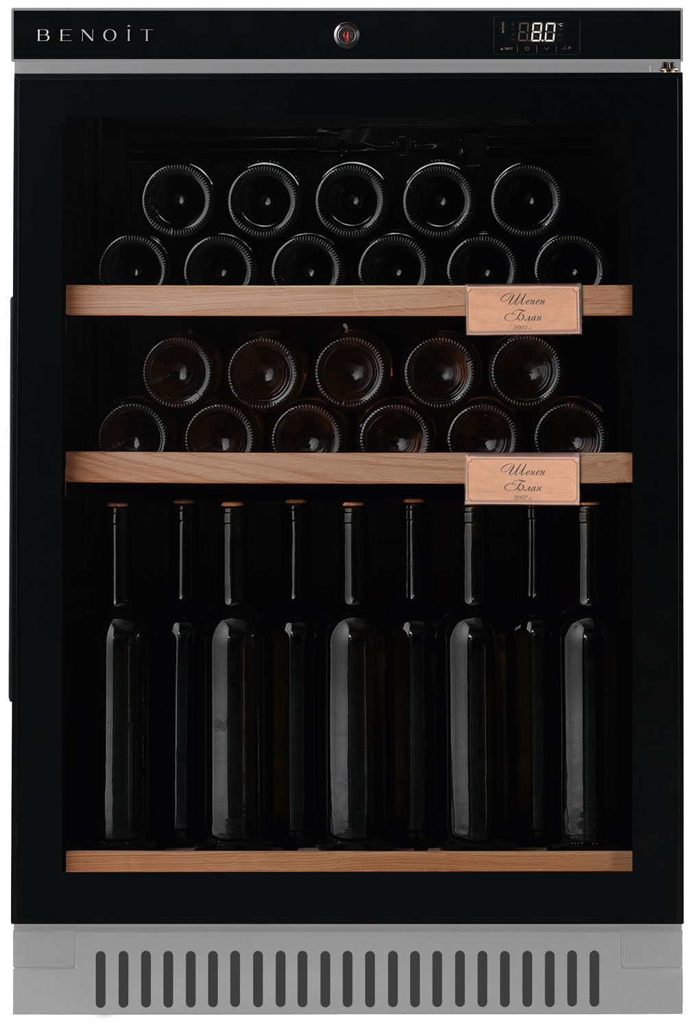 

Винный шкаф Benoit W140 серебристый