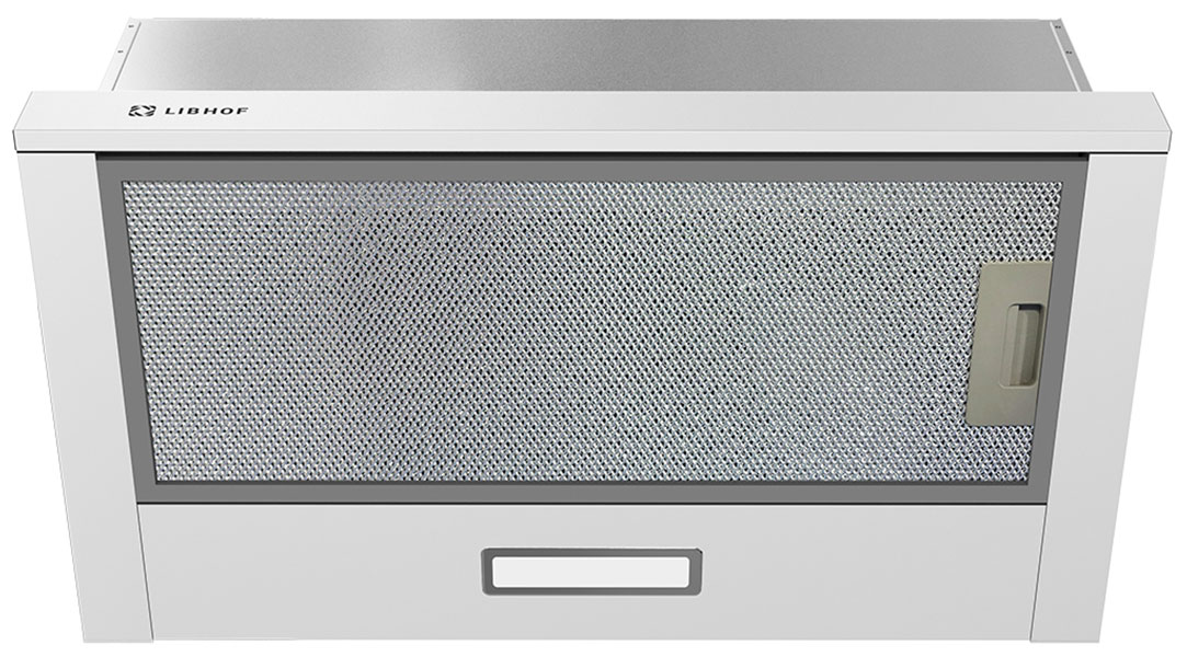 Изображение товара Кухонная вытяжка Libhof LH-0960 белая с механическим управлением и LED освещением