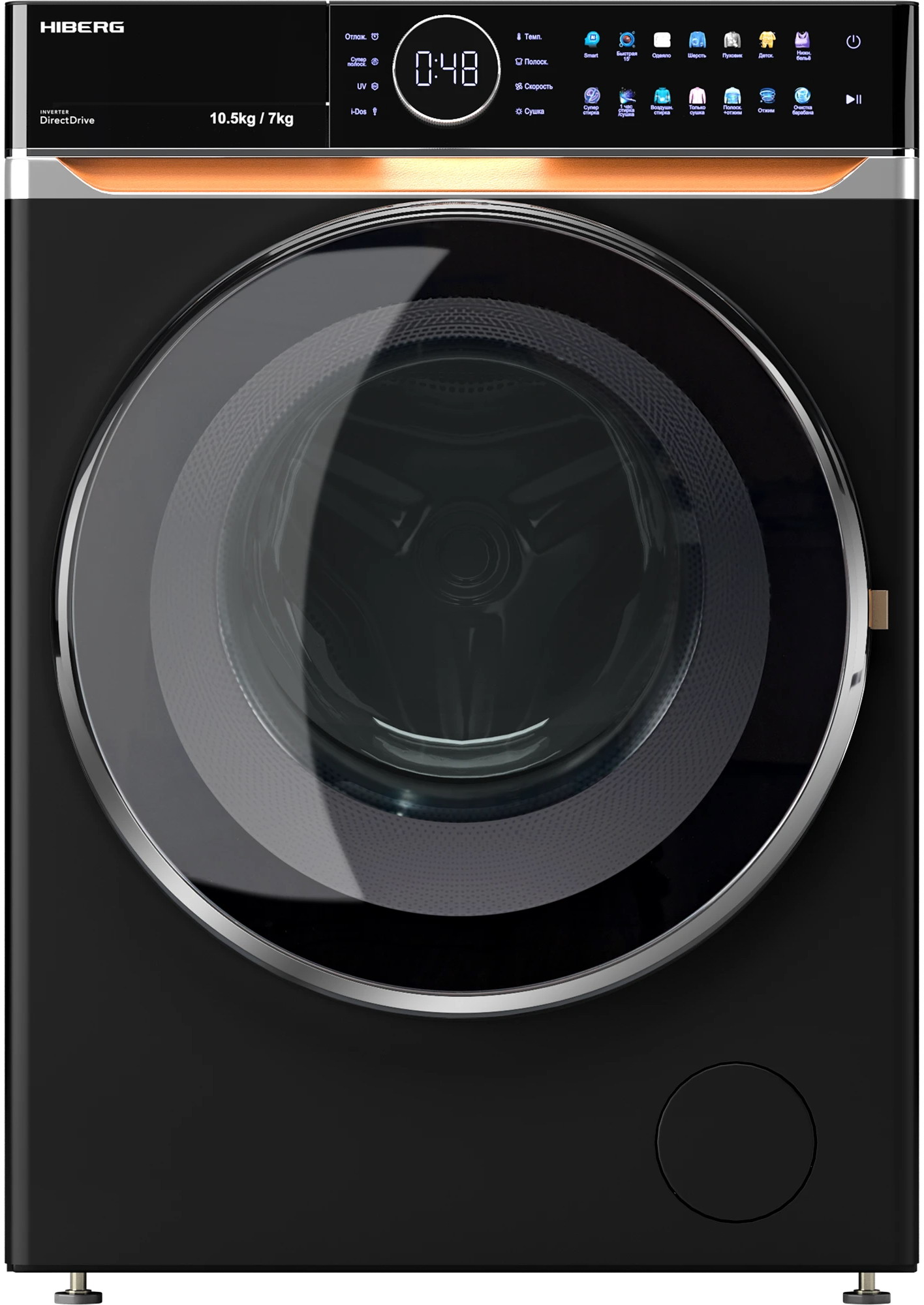 Изображение товара Стиральная машина с сушкой Hiberg i-DDQ10 - 10714 B