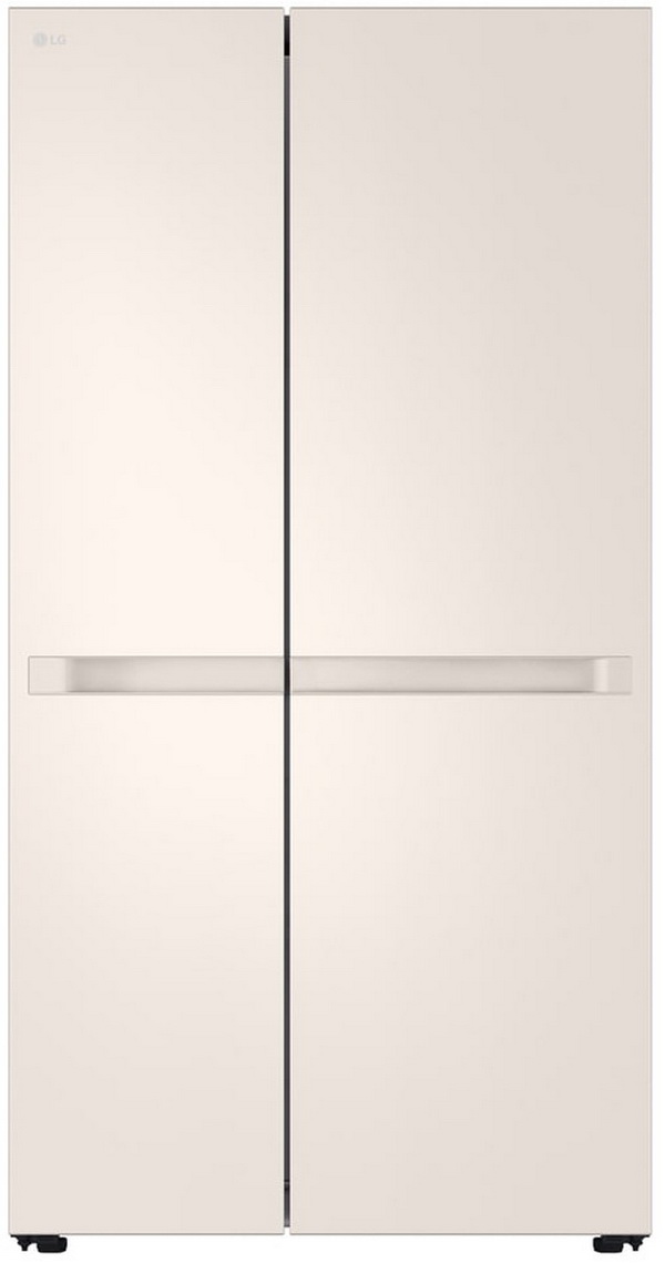 Изображение товара Холодильник Side-by-Side LG GC-B257KEHW бежевый с No Frost и Smart Inverter