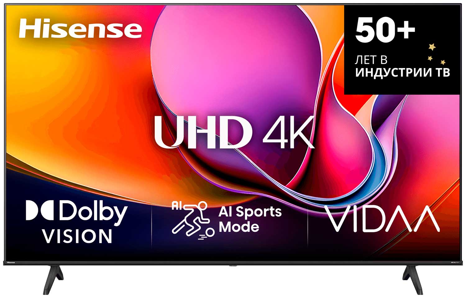 Изображение товара Телевизор Hisense 43A6Q 4K Smart TV HDR Dolby Vision HDMI USB Wi-Fi