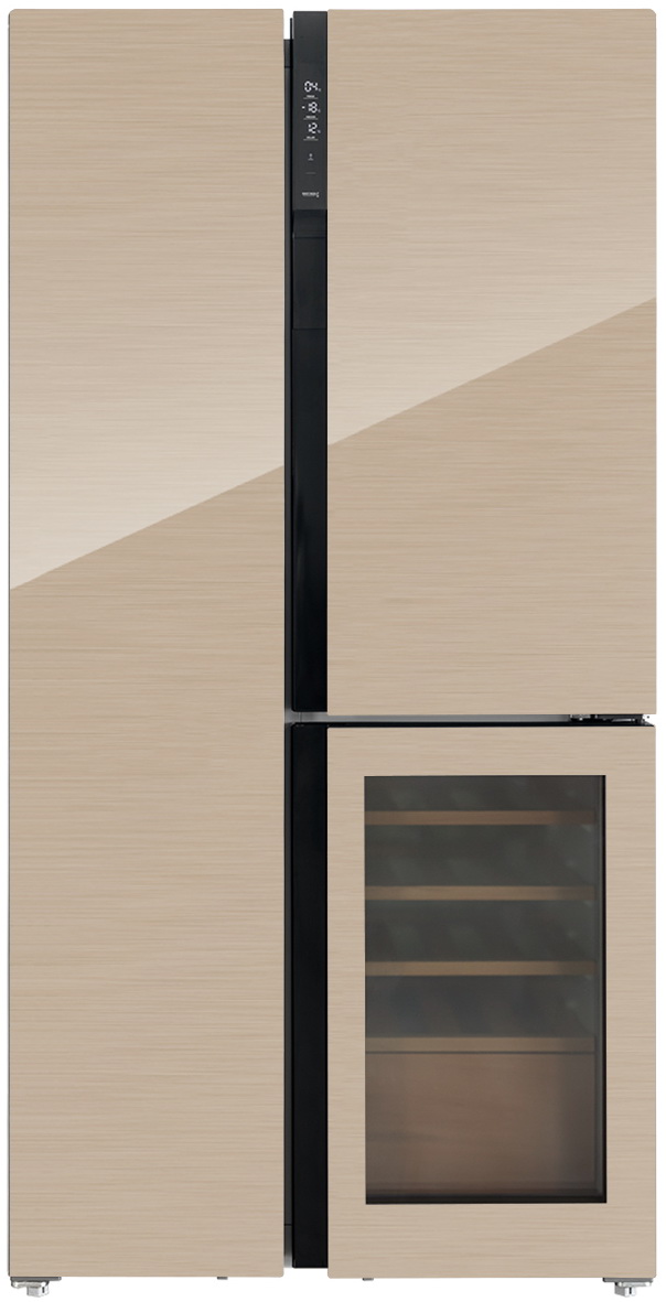 Изображение товара Холодильник Side-by-Side Millen MWD562GlGID с винной камерой и функцией No Frost, A+