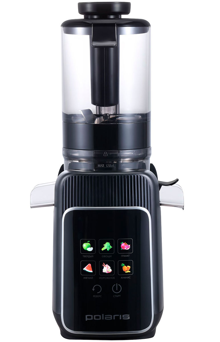 Изображение товара Шнековая соковыжималка Polaris PSJ 0604 черная для свежих соков