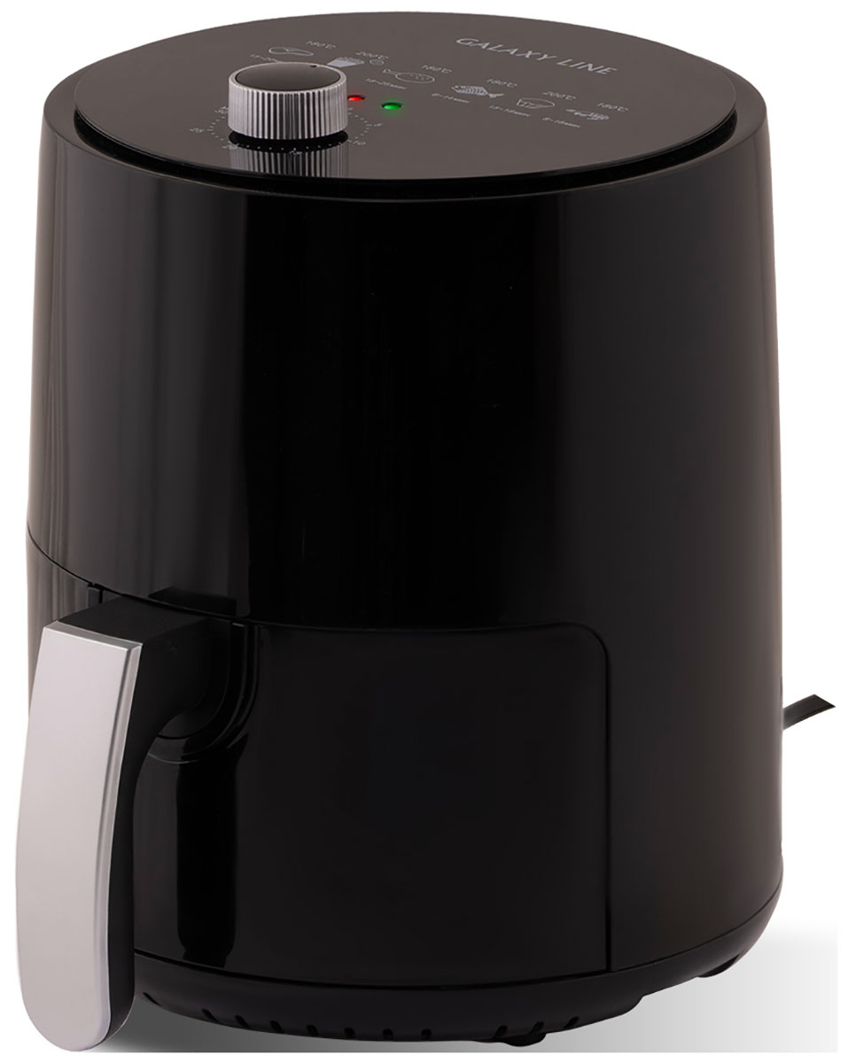 Изображение товара Аэрогриль Galaxy Line GL 2530 1400 Вт механический с таймером черный