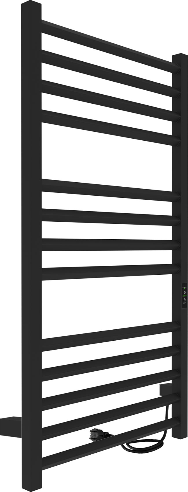 Изображение товара Электрический полотенцесушитель Indigo Attic Romb черный муар