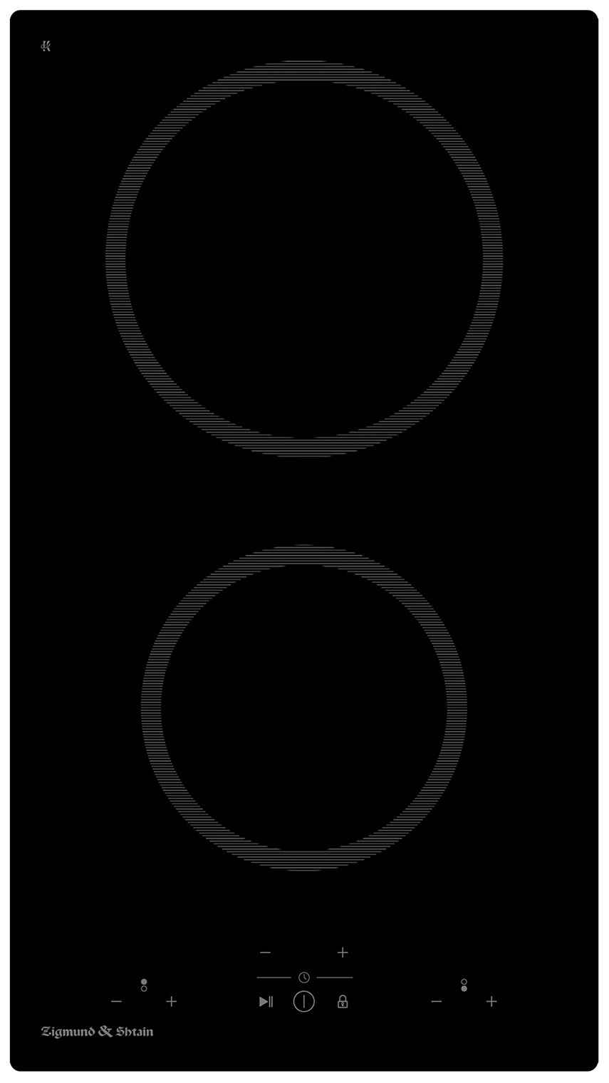 Изображение товара Электрическая варочная панель Zigmund & Shtain CN 41.3 B стеклокерамика 2 конфорки сенсорная