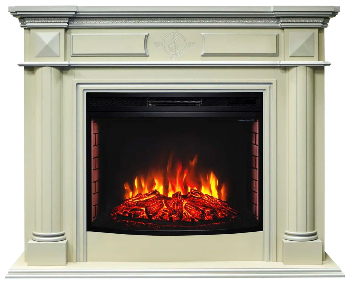 Изображение товара Каминокомплект электрический Realflame WAGNER 33/26 BG + FIRESPACE 33 IR, напольный, с имитацией пл